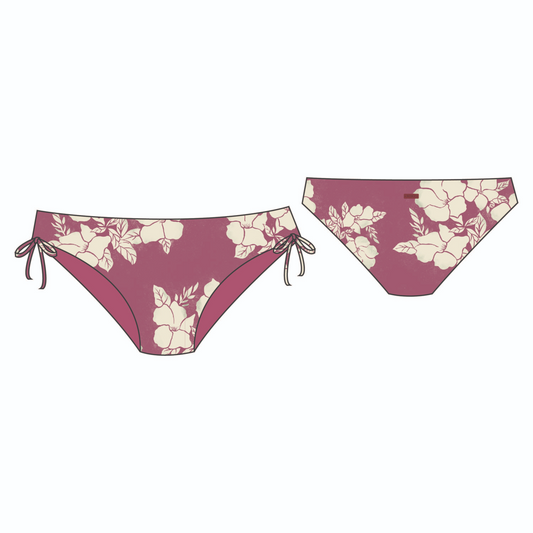 Hibiscus Hideaway Hipster Lace Full Bikini Bottom