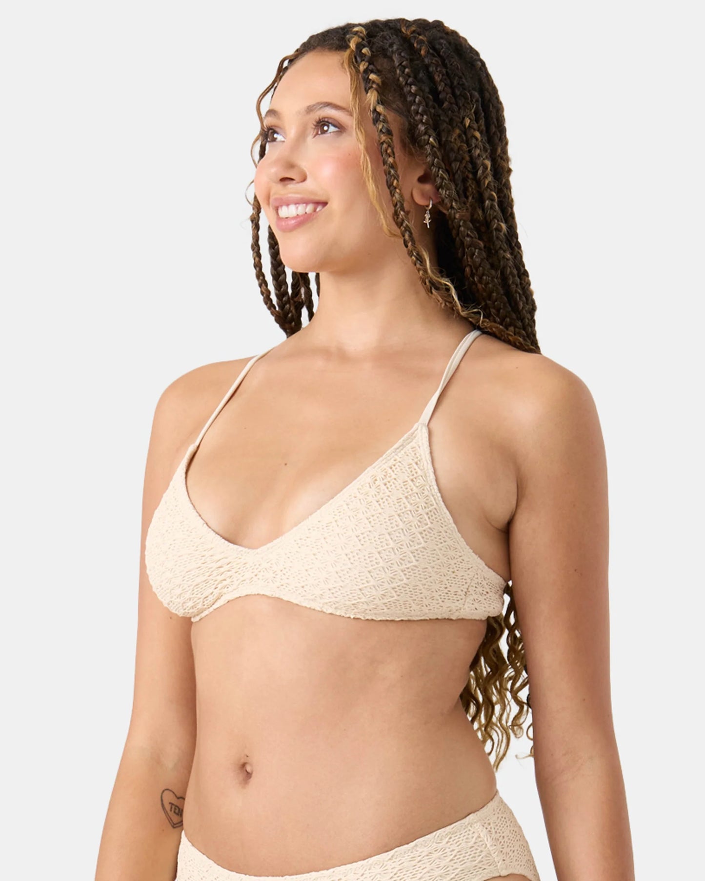 Crochet Athletic Triangle Bikini Top