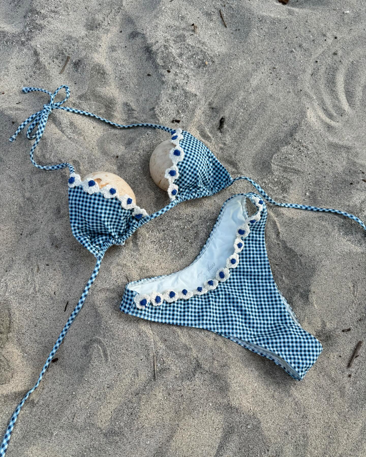 Nick Triangle Halter Bikini Top