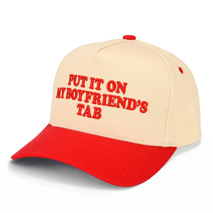 Put It On My Boyfriend's Tab Trucker Hat