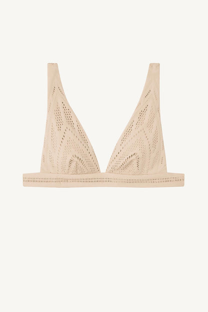 Lyra Elongated Triangle Bikini Top