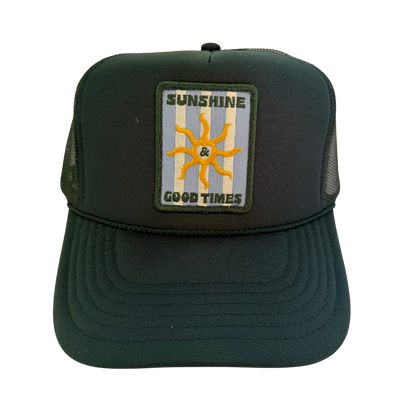 Sunshine & Good Times Trucker Hat