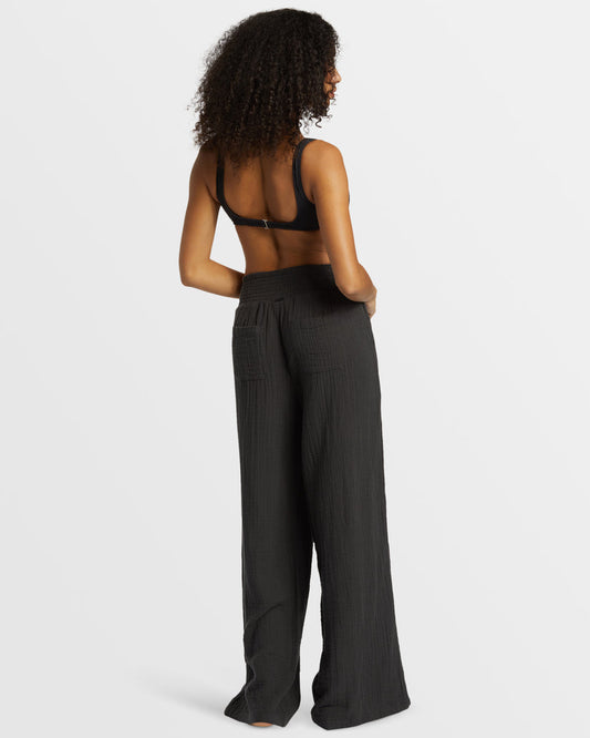 New Waves Gauze Wide Leg Pant