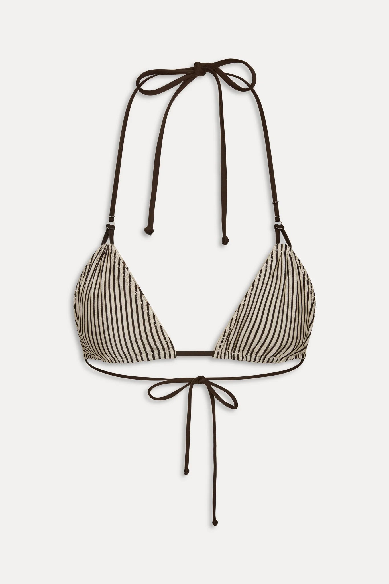 x JENNIE Ari Satin Reversible Triangle Bikini Top