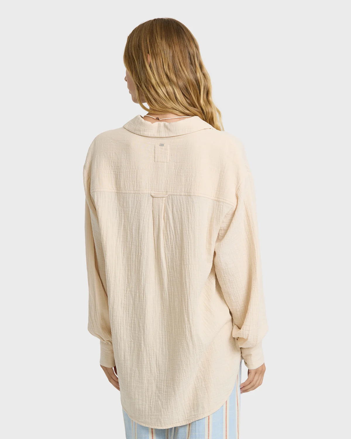Wanderer Long Sleeve Woven Button Up Shirt