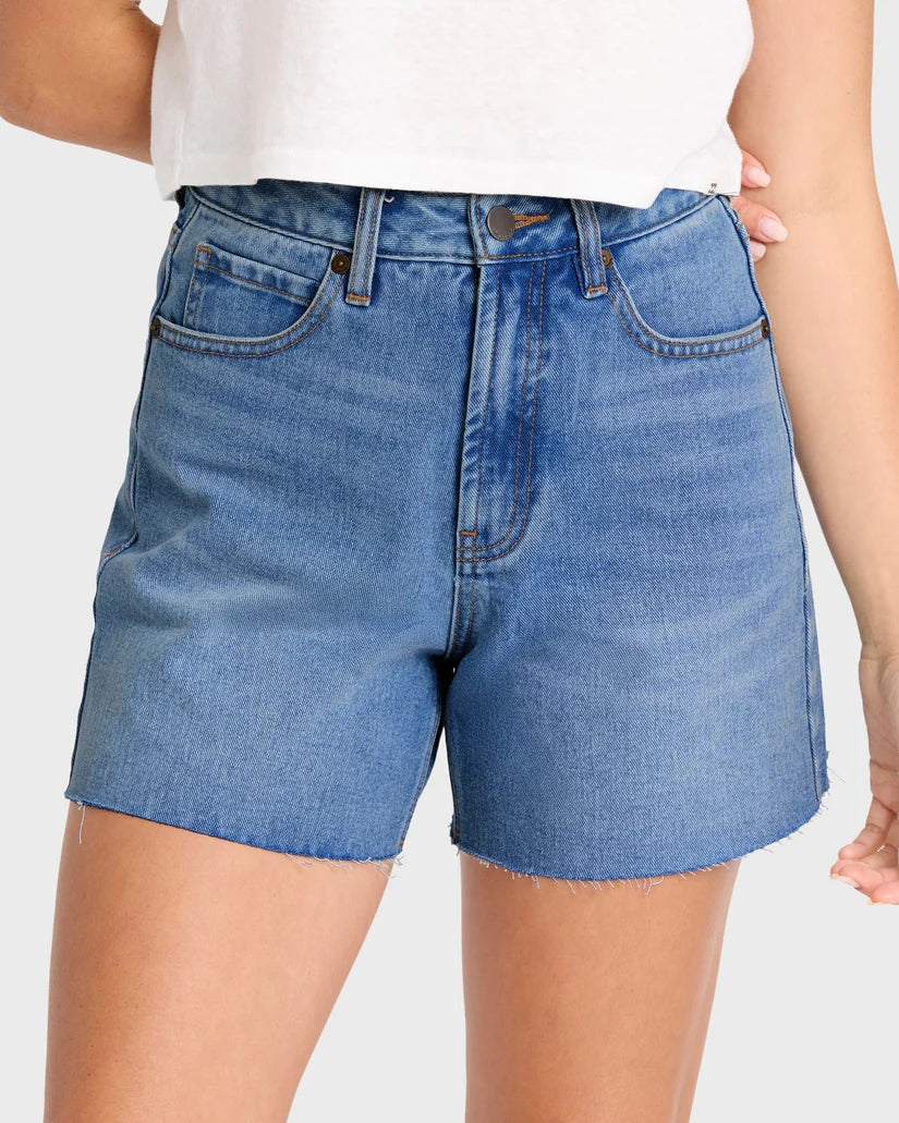 Riley Cut-Off Denim Shorts