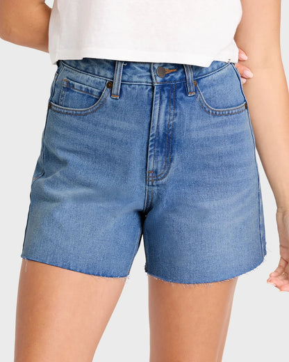 Riley Cut-Off Denim Shorts
