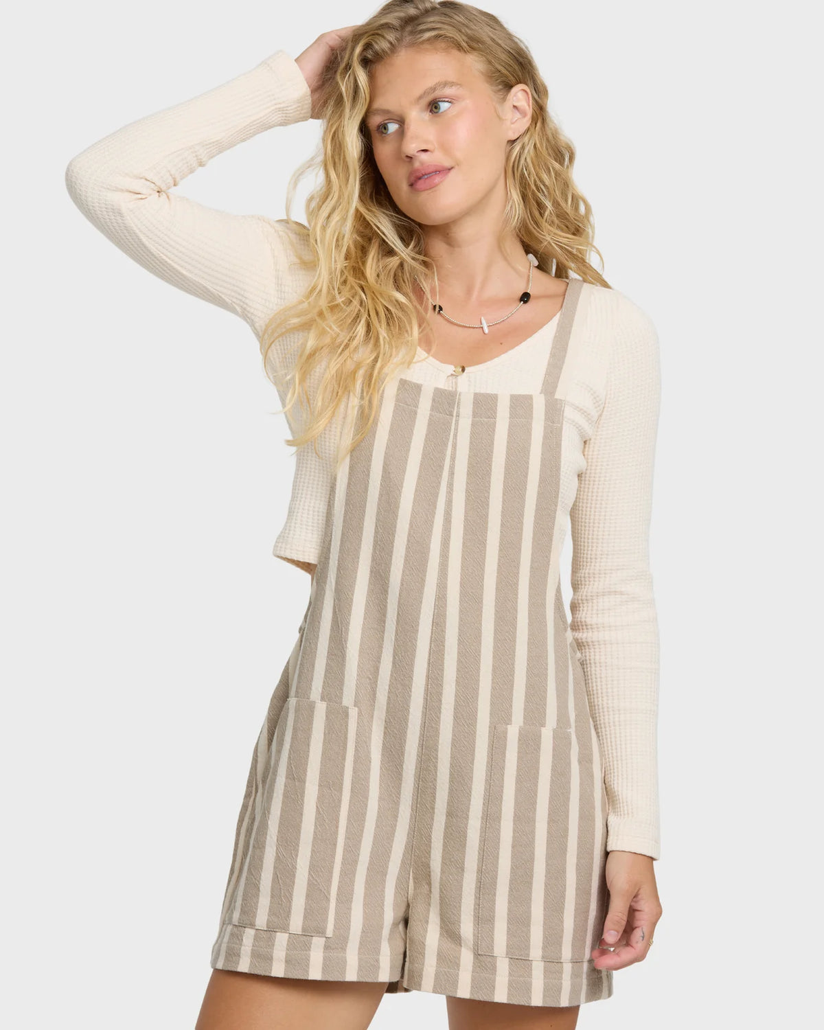 Beach Crush Yarn-Dyed Overalls