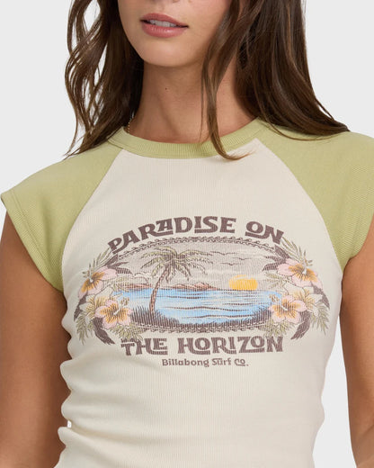 Horizon Raglan Short Sleeve Knit Baby Tee