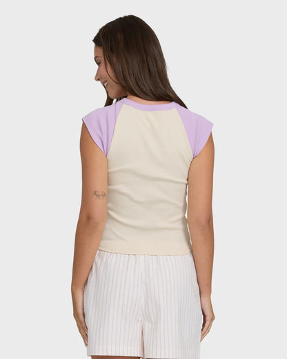 Horizon Raglan Short Sleeve Knit Baby Tee