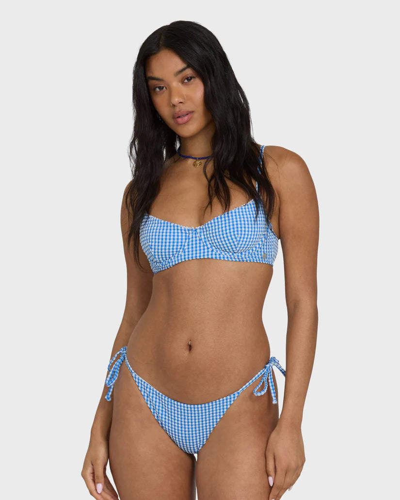 Mini Wave Check Helena Underwire Bikini Top