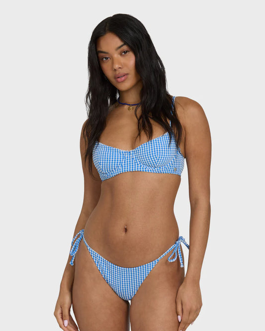Mini Wave Check Helena Underwire Bikini Top