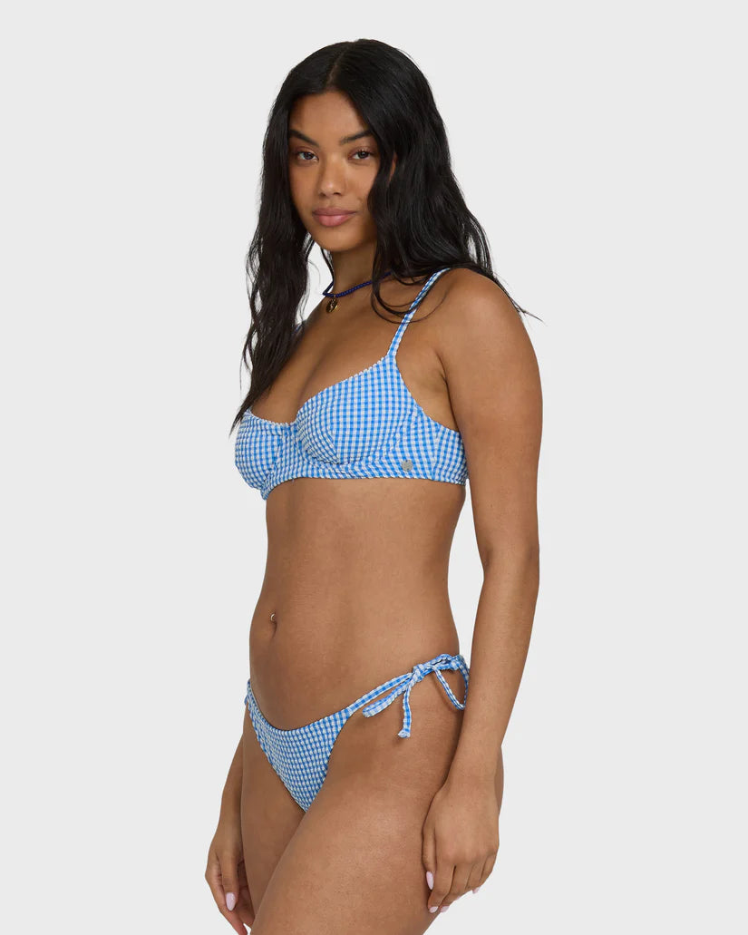 Mini Wave Check Helena Underwire Bikini Top