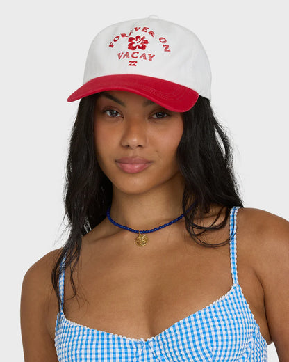 Dad cap in Fiesta Red — alternate view 2, Billabong