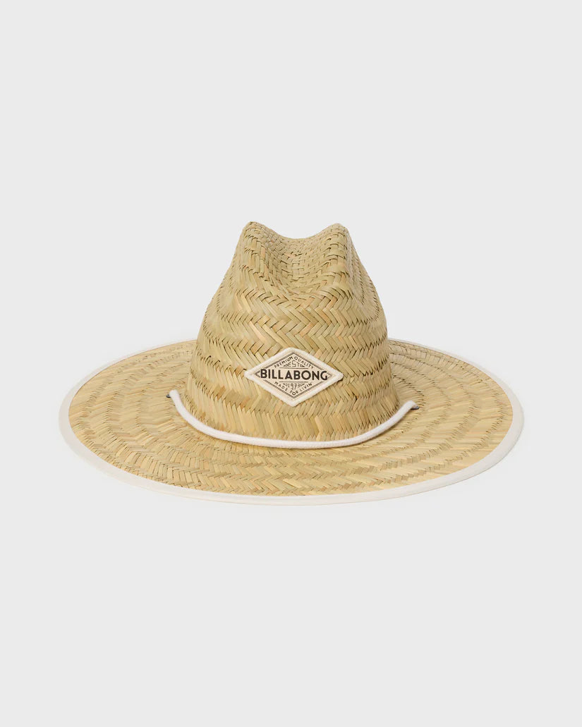Tipton lifeguard hat in Salt Crystal — detail view, Billabong
