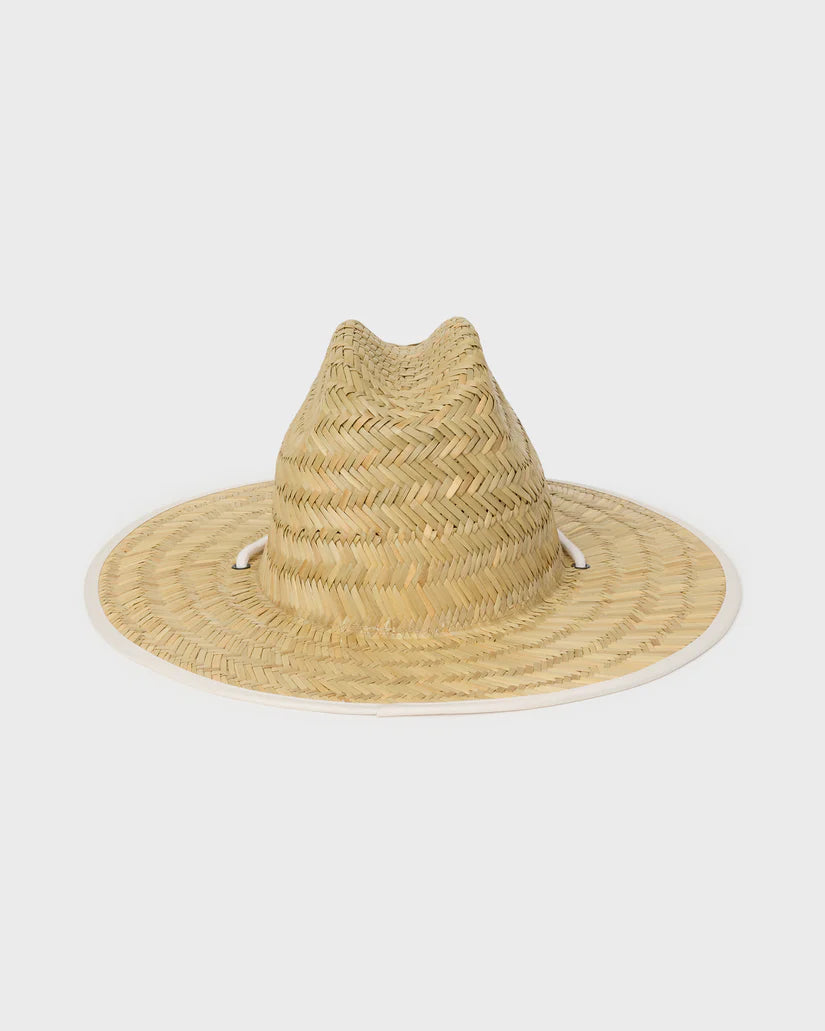 Tipton lifeguard hat in Salt Crystal — back view, Billabong