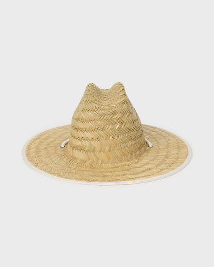 Tipton lifeguard hat in Salt Crystal — back view, Billabong