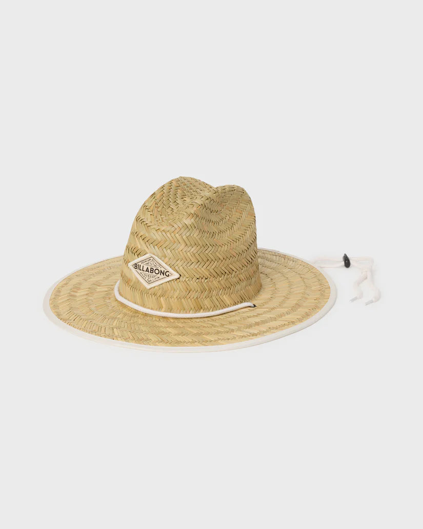Tipton lifeguard hat in Salt Crystal — front view, Billabong