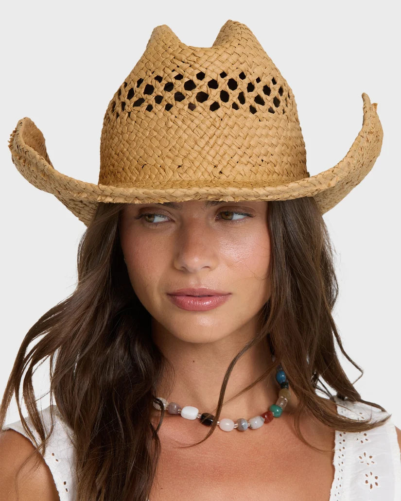 Wild Waves Wide Brim Straw Hat