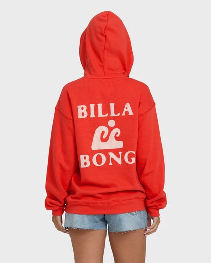 Surfing In Town Pullover Hoodie