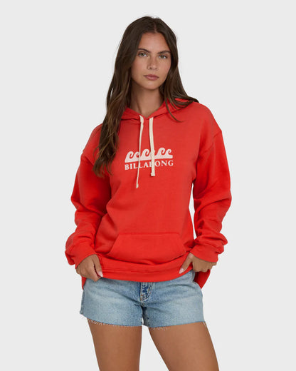 Surfing In Town Pullover Hoodie