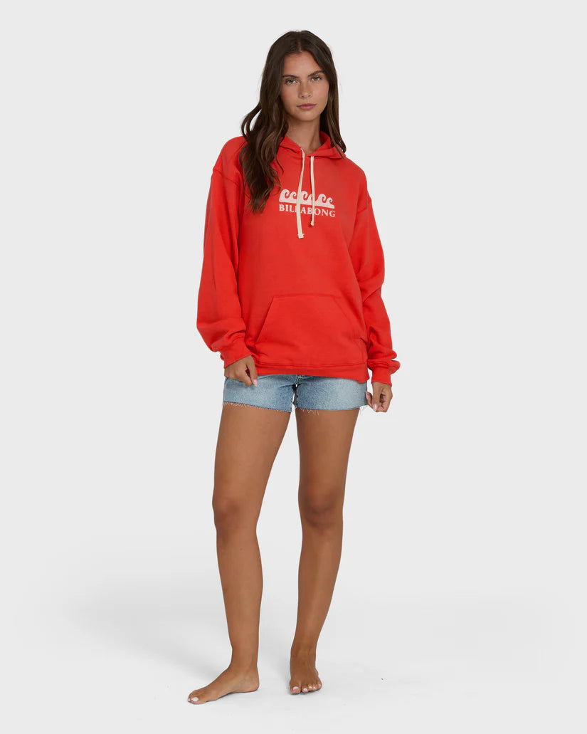Surfing In Town Pullover Hoodie