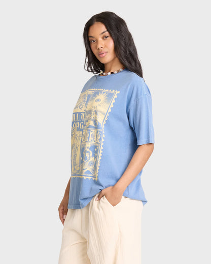 Across Skies Short Sleeve Cotton T-Shirt