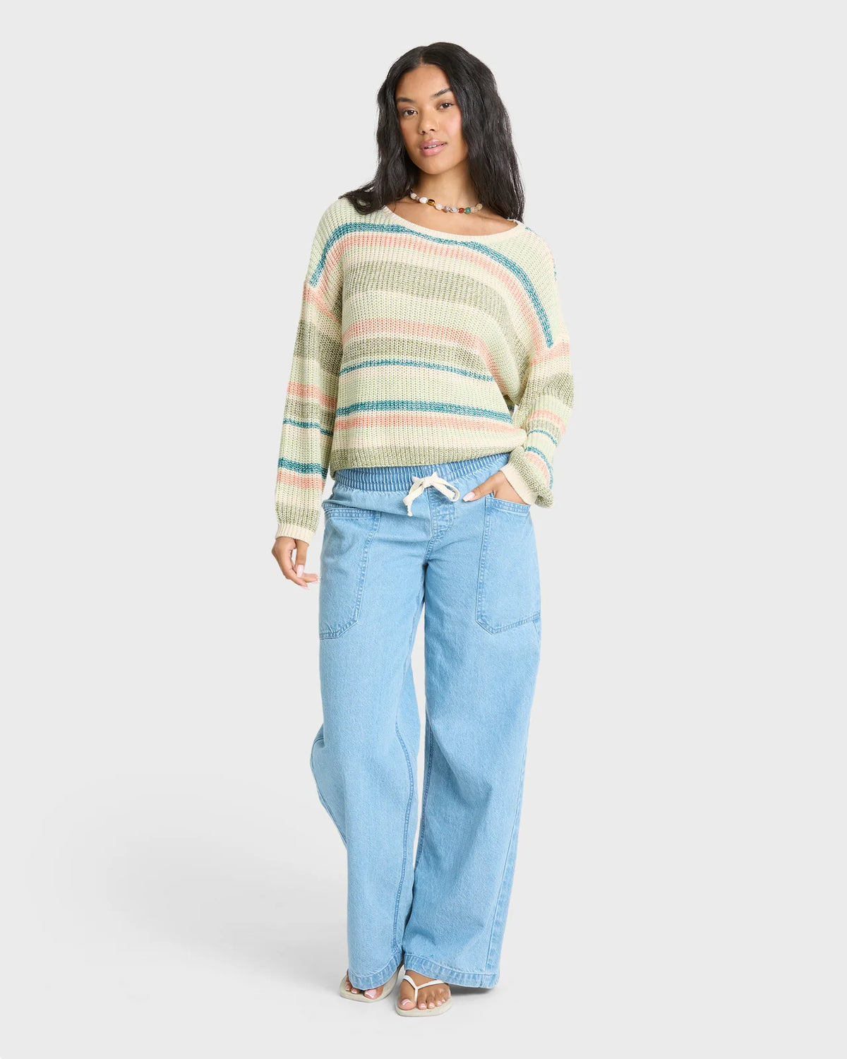 Lit Light Knit Crewneck Sweater