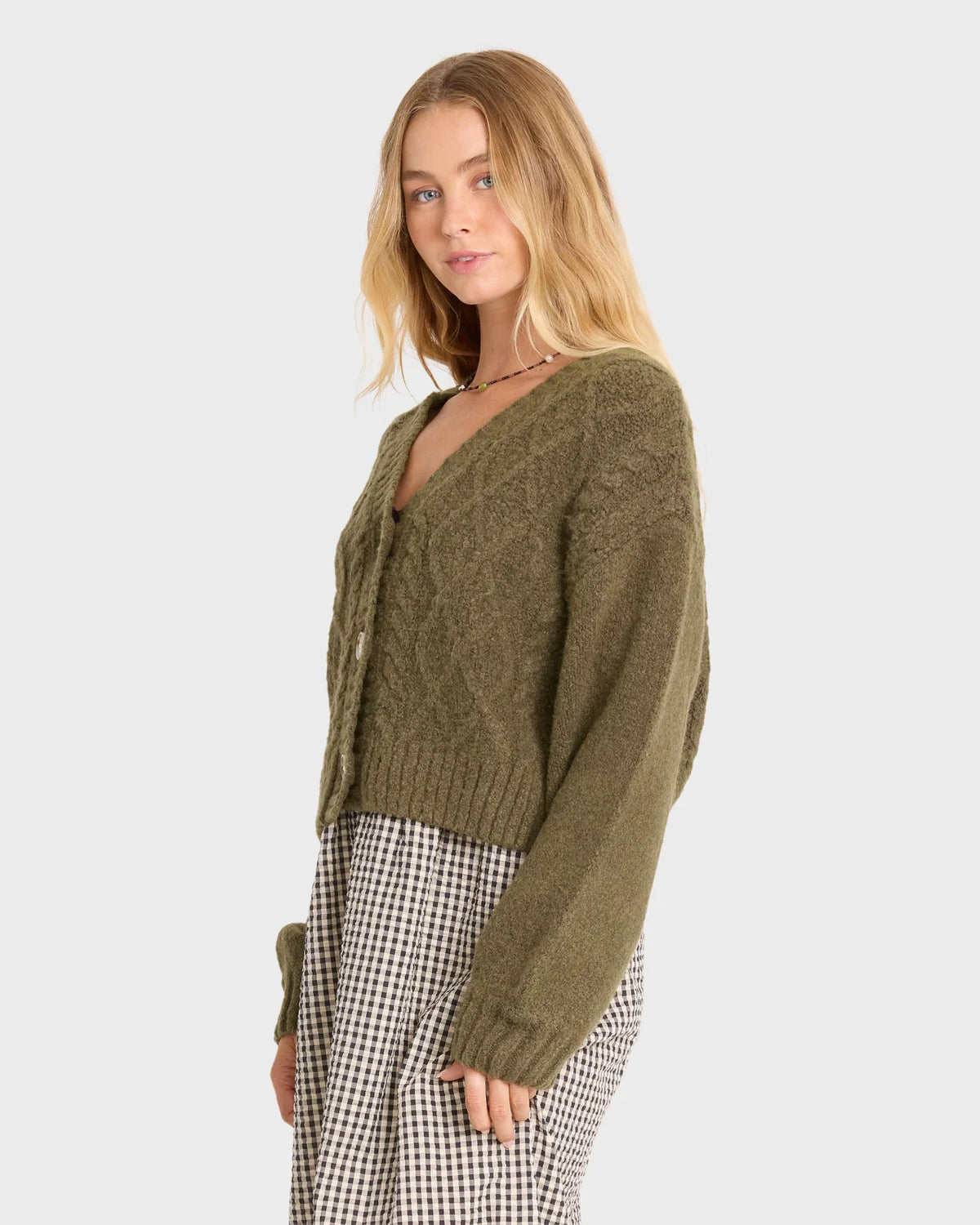 August V-Neck Cardigan Sweater