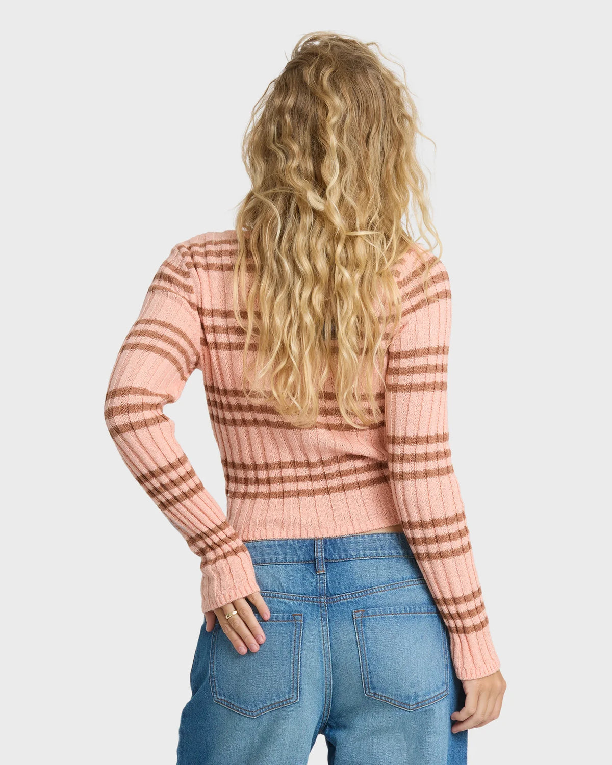 Ziggy Cropped V-Neck Sweater