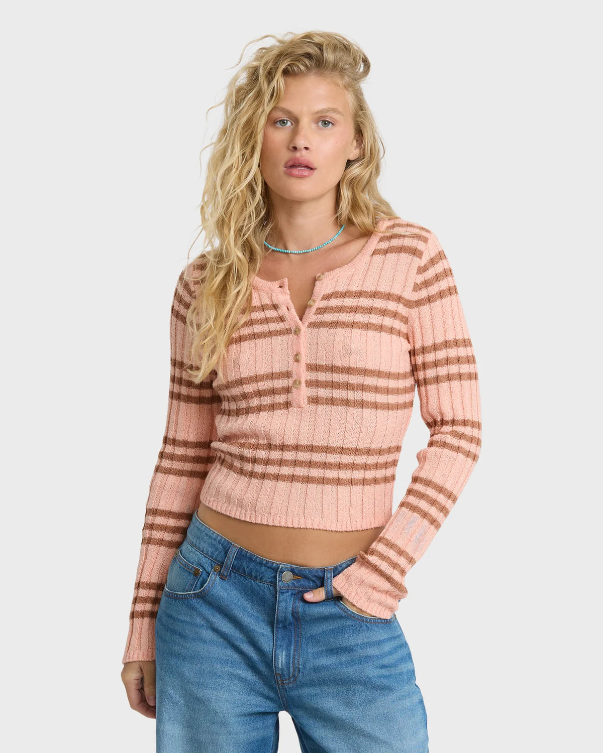 Ziggy Cropped V-Neck Sweater