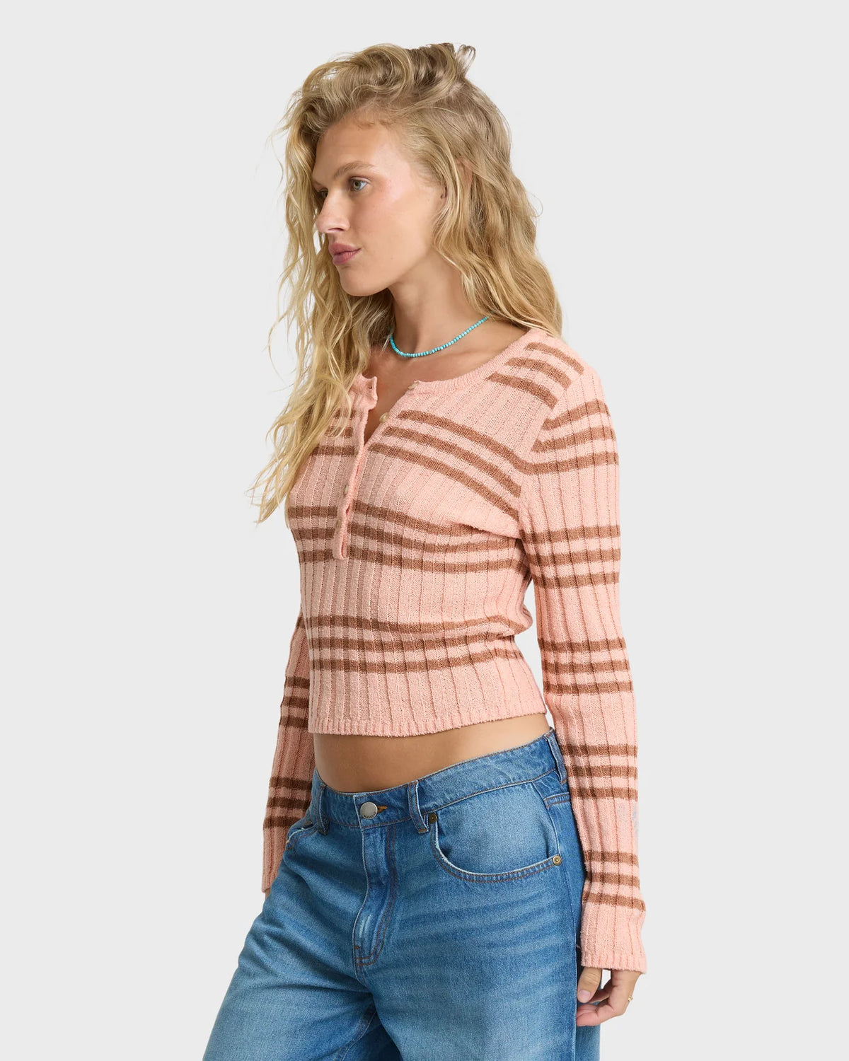 Ziggy Cropped V-Neck Sweater