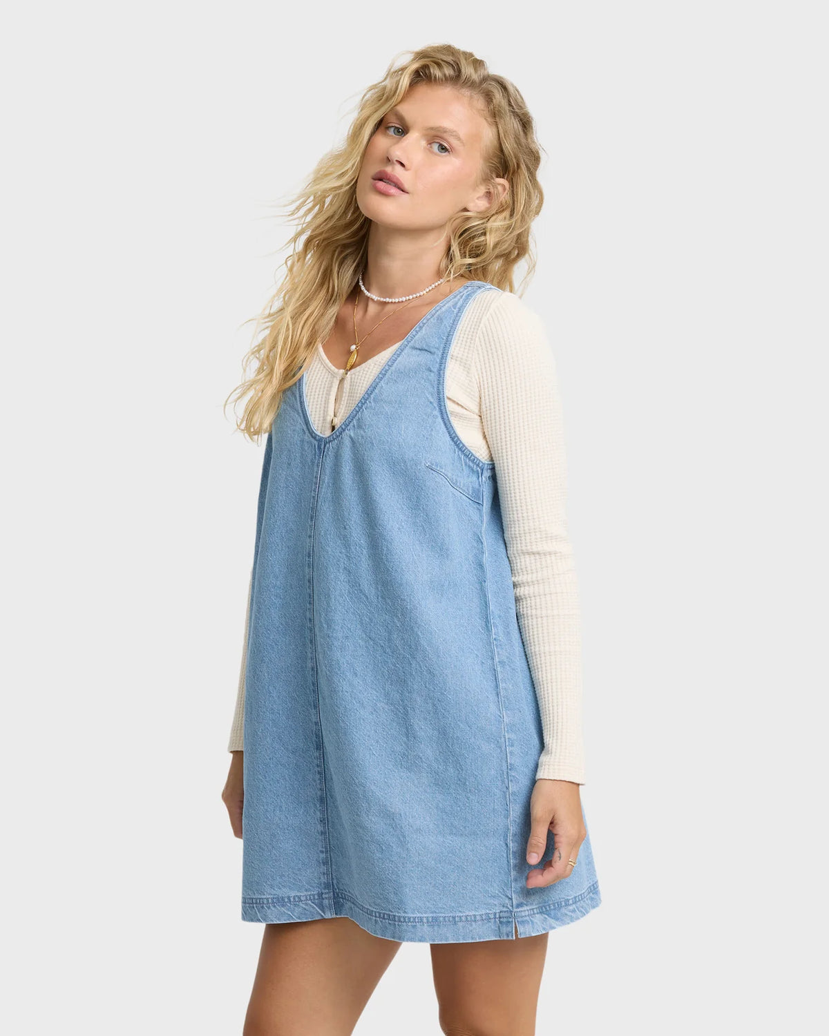 Lyla Salt-Washed Mini Dress