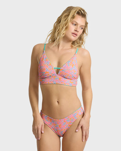 Babe Alert reversible V-neck tank bralette bikini top by Billabong