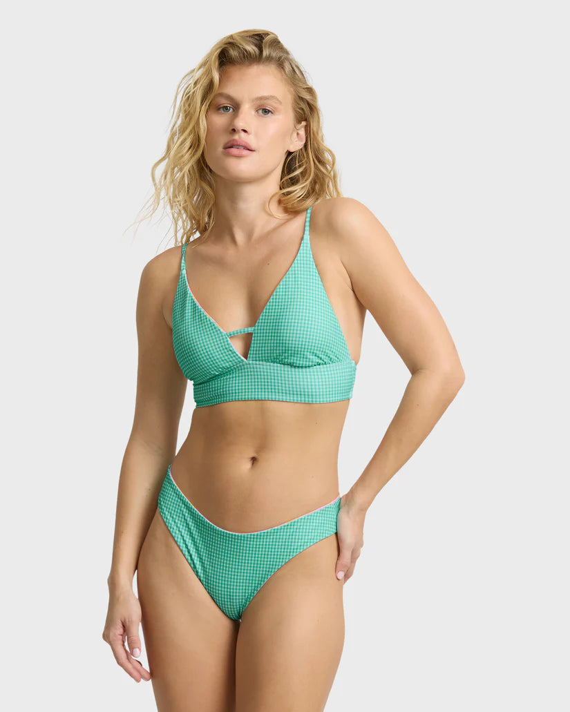 Babe Alert reversible V-neck tank bralette bikini top by Billabong