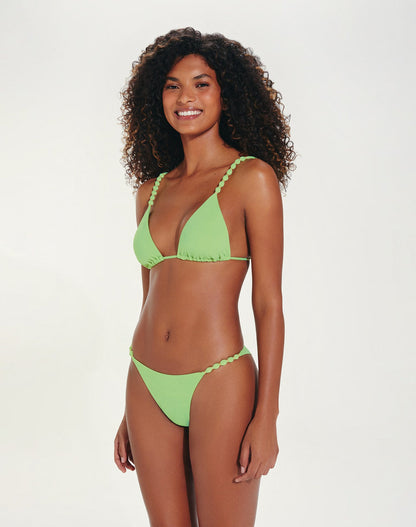 Solid Beads Brazilian Bikini Bottom