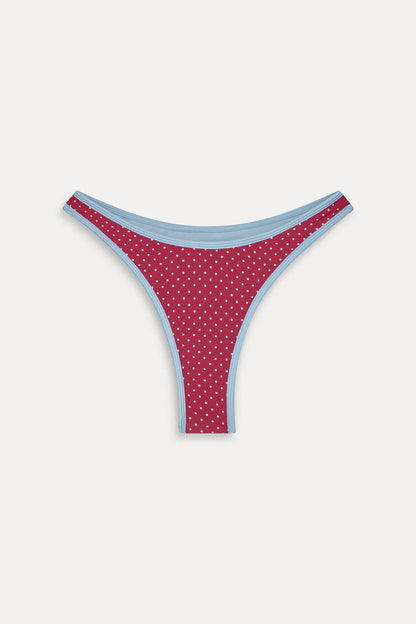 Dove High Leg Bikini Bottom