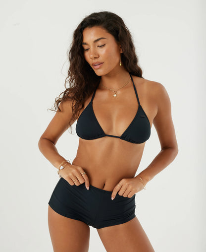 Solid Beach Classics Shortie Bikini Bottom