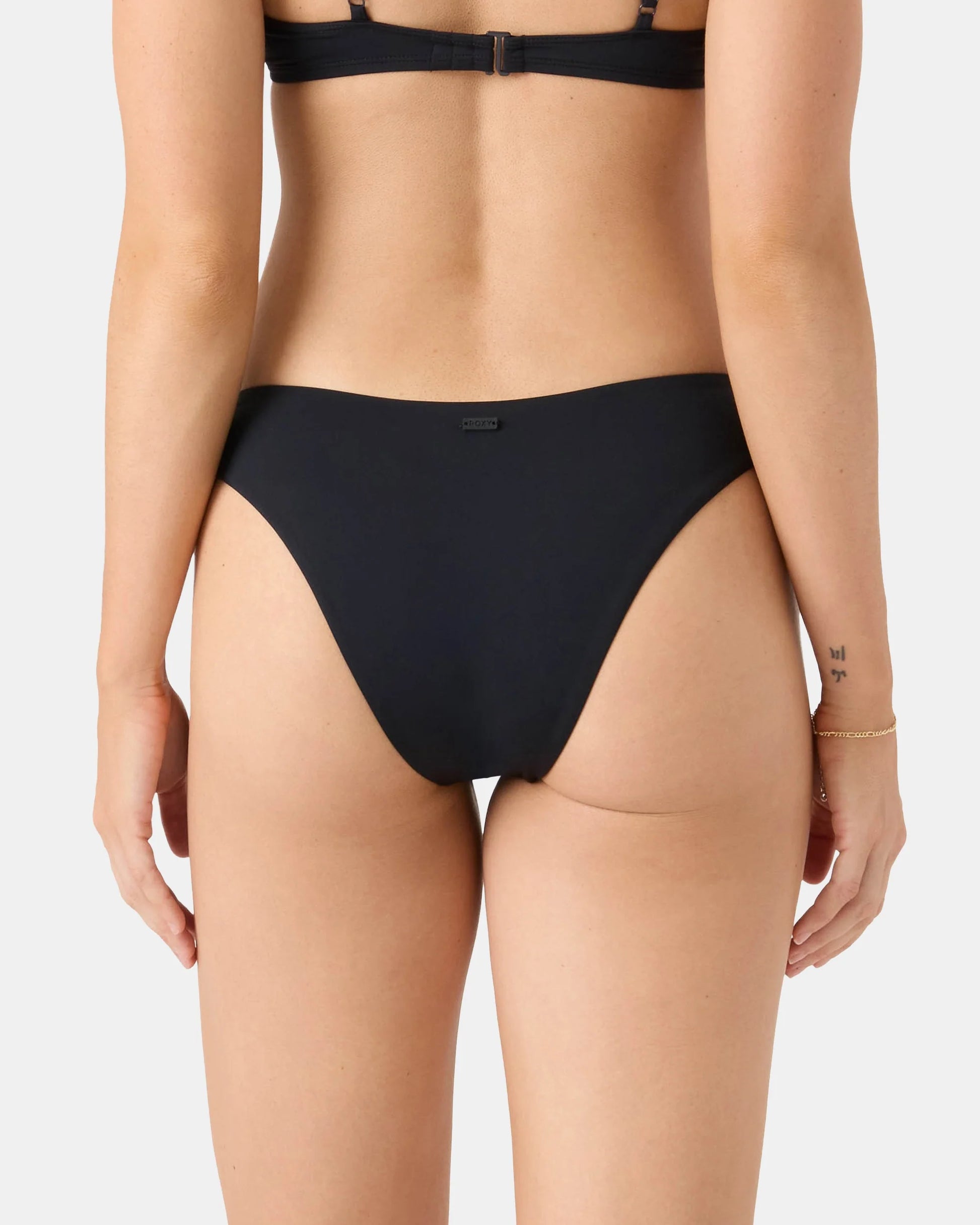 Solid Beach Classics high leg cheeky bikini bottom by Roxy