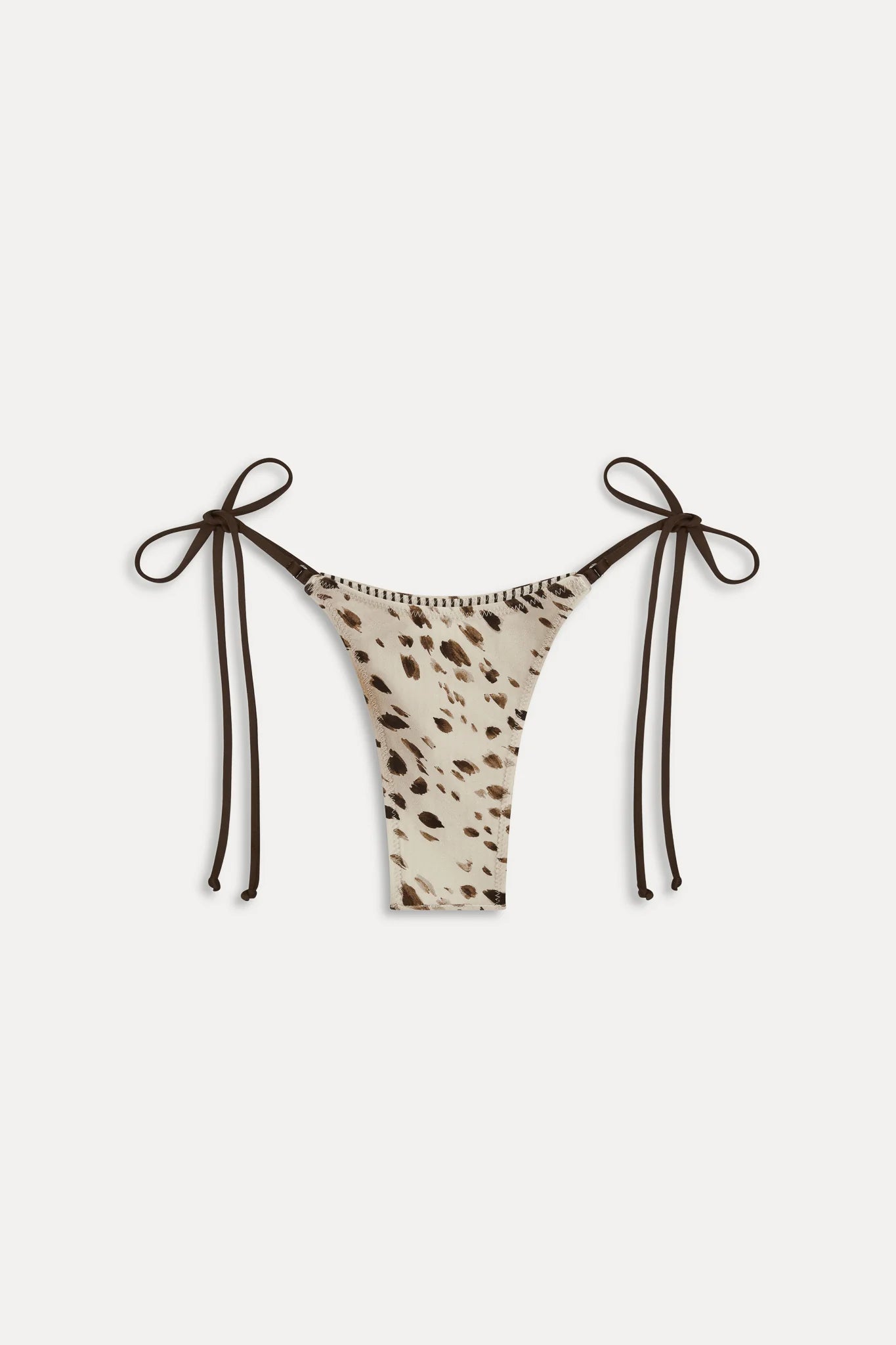 x JENNIE Elena Satin Reversible Tie Side Bikini Bottom