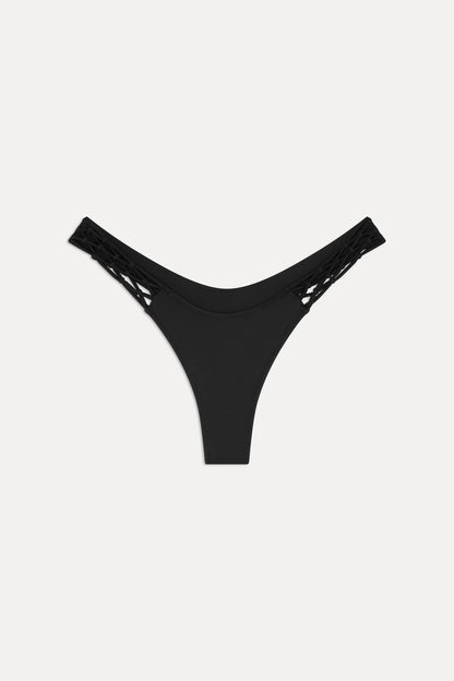 Frankies x JENNIE Encore micro skimpy cheeky bikini bottom in black