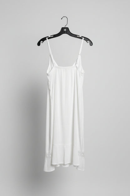 Faux Buttoned Down Cover Up Dress