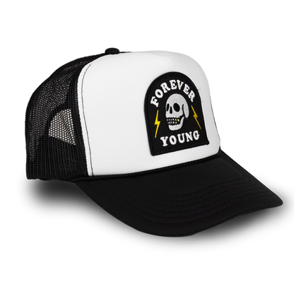 Forever Young Patch Trucker Hat