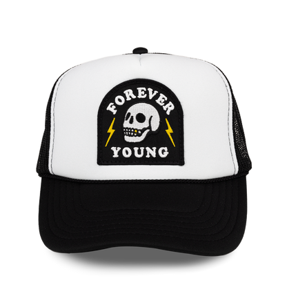 Forever Young Patch Trucker Hat