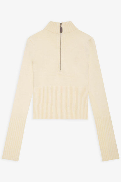 Maverick Cloud Knit Half Zip Sweater