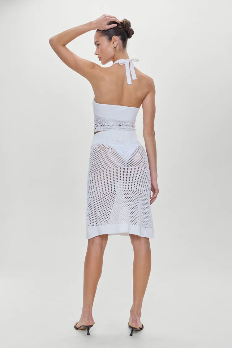 Orchard Crochet Midi Skirt