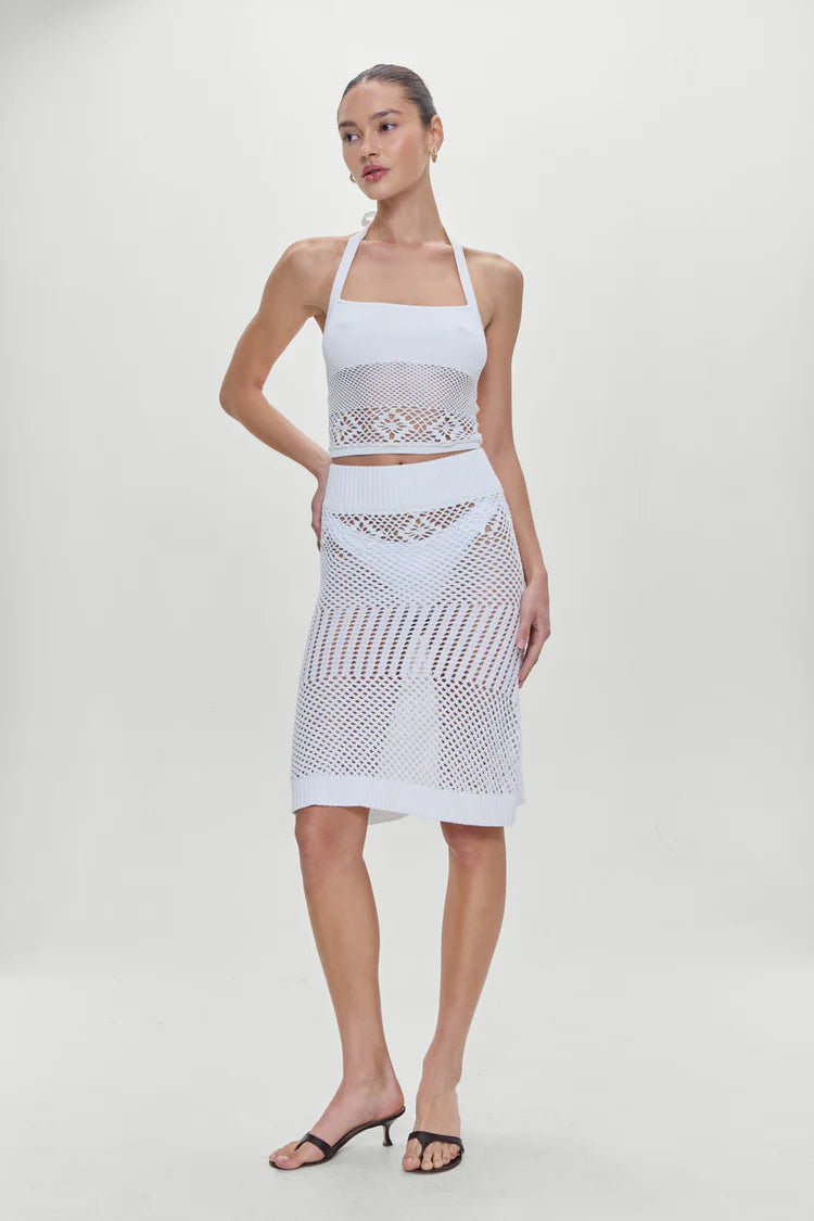 Orchard Crochet Midi Skirt