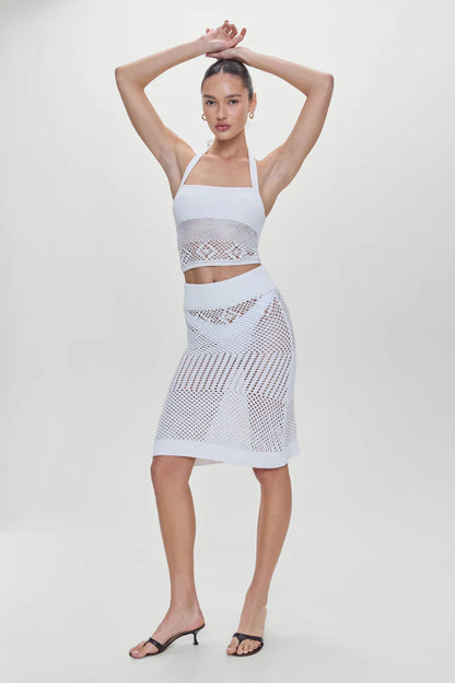 Orchard Crochet Halter Top