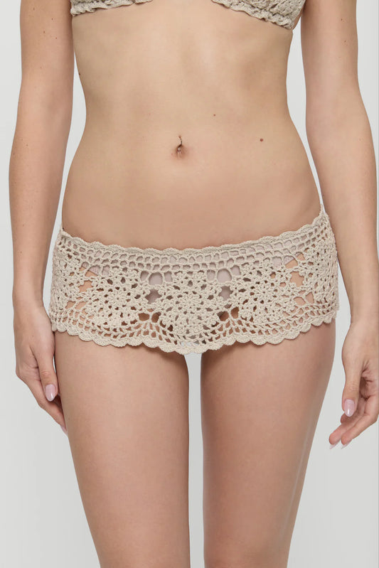 Shelly Crochet Shine Swim Skirt