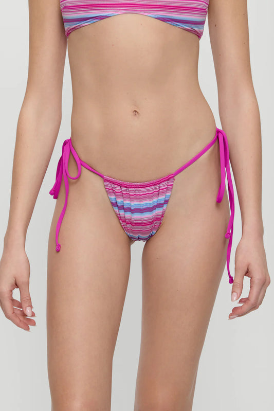 Tia Space Dyed Tie Side Bikini Bottom